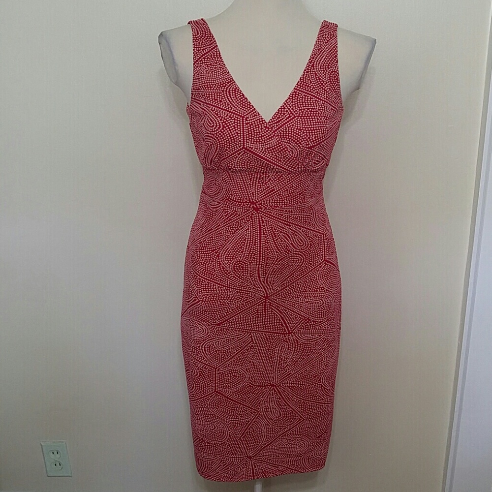 B. Smart red & white polka dot tie back dress size 5/6